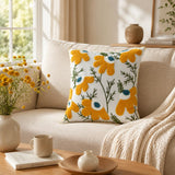 Boho Woven Cushion Cover with Tassels, 45 × 45 cm