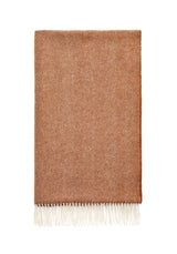 Harriet's Soft Amber British Merino Wool Throw Blanket