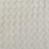 Natural Checked Cotton Throw, 180 × 250 cm