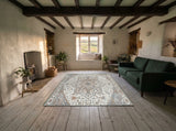 Van rug in a living room (illustrative)