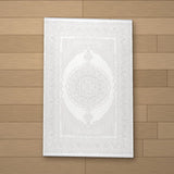 Perge rug laid flat on a wooden floor